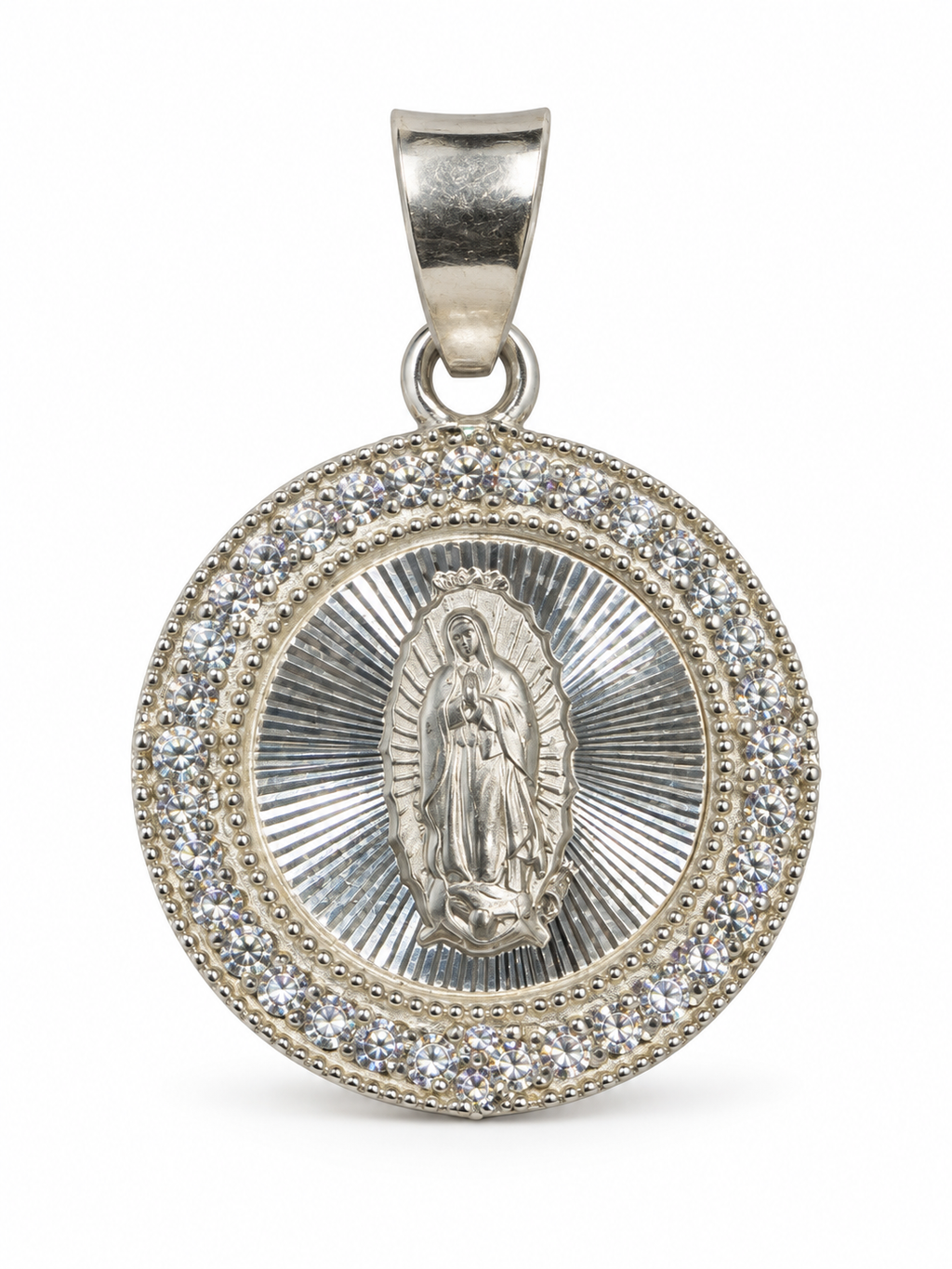 Dije Virgen de Guadalupe Circular — fotografía principal de ALVORA