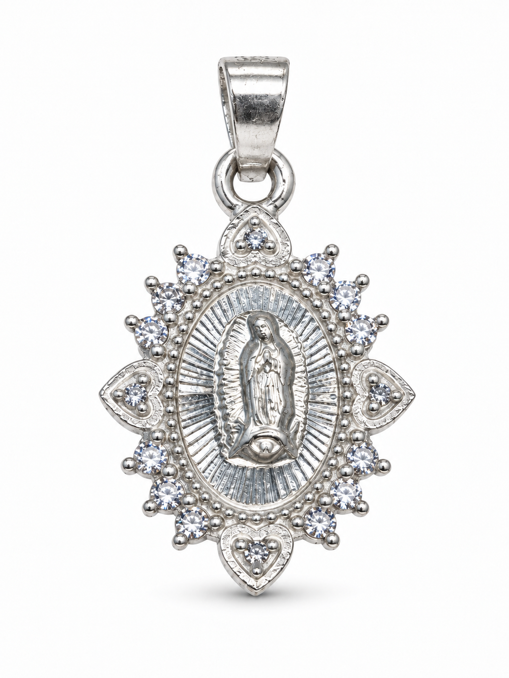 Dije Virgen de Guadalupe Floral — fotografía principal de ALVORA