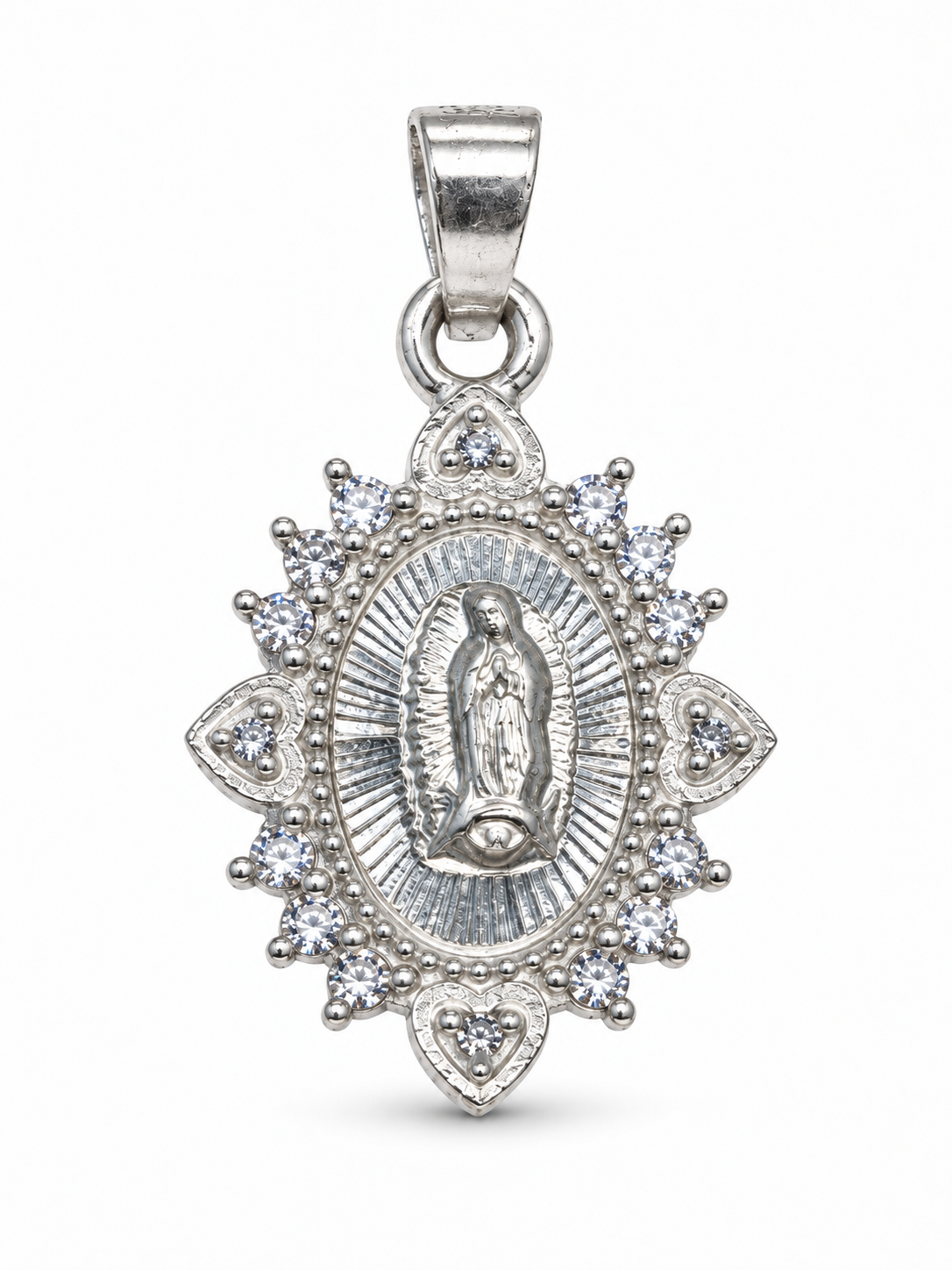 Dije Virgen de Guadalupe Floral — fotografía principal de ALVORA