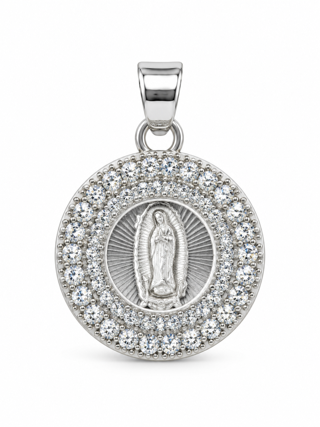 Dije Virgen de Guadalupe Doble Halo — fotografía principal de ALVORA