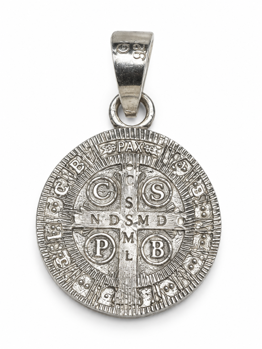 Dije Medalla de San Benito Reversible — fotografía 3 de 3 de ALVORA