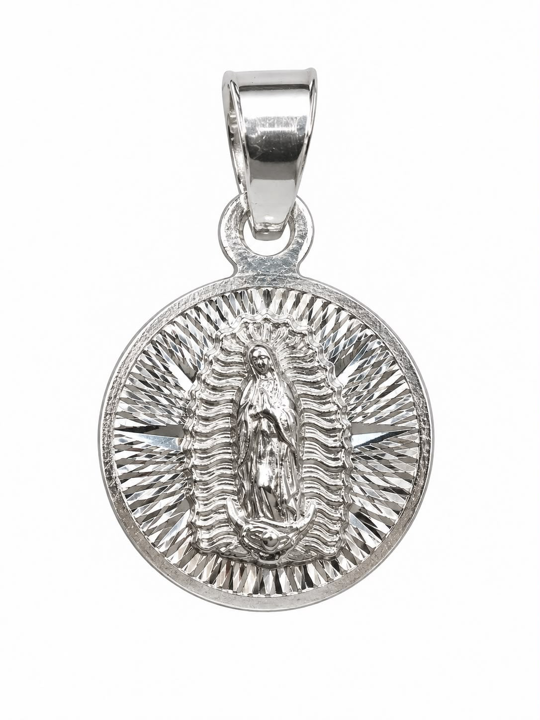 Dije Medalla Virgen de Guadalupe con Fondo de Rayos — fotografía principal de ALVORA