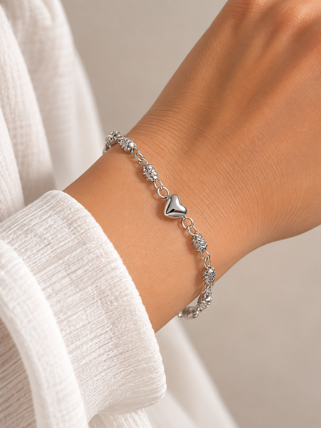 Pulsera de Piedras y Corazón foto 1