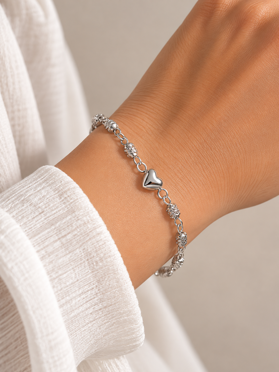 Pulsera de Piedras y Corazón foto 1