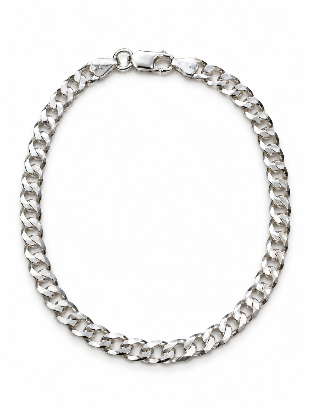 Pulsera Hombre de Plata 21 cm foto 2