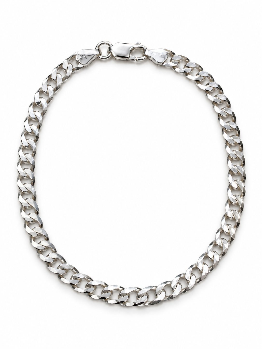 Pulsera Hombre de Plata 21 cm foto 2