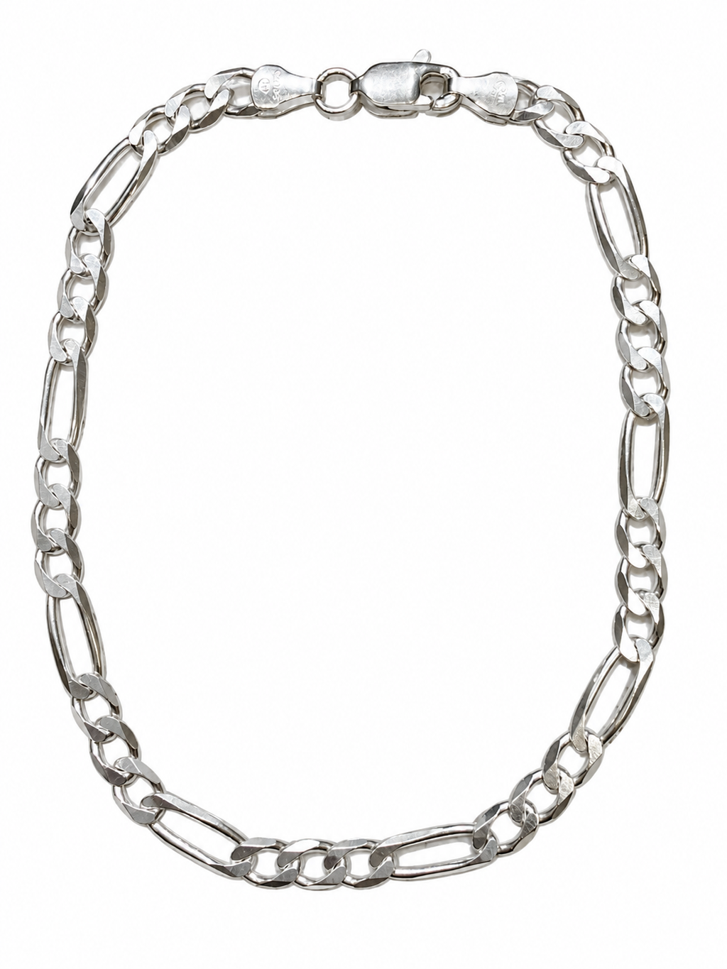 Pulsera Hombre de Plata 22.5 cm foto 2