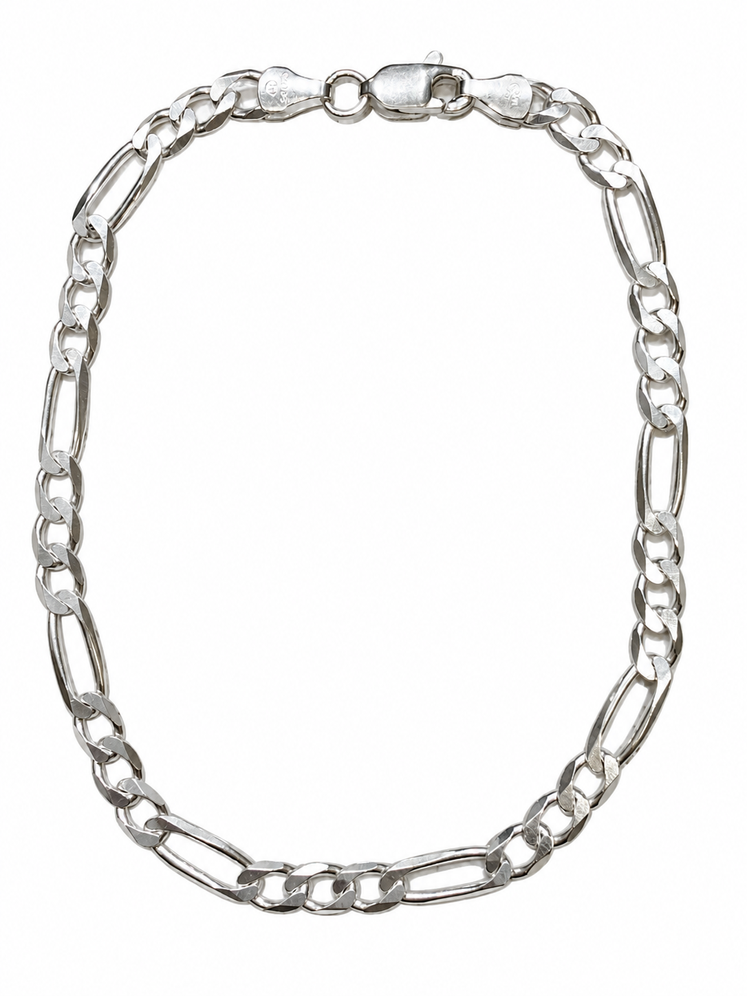 Pulsera Hombre de Plata 22.5 cm foto 2