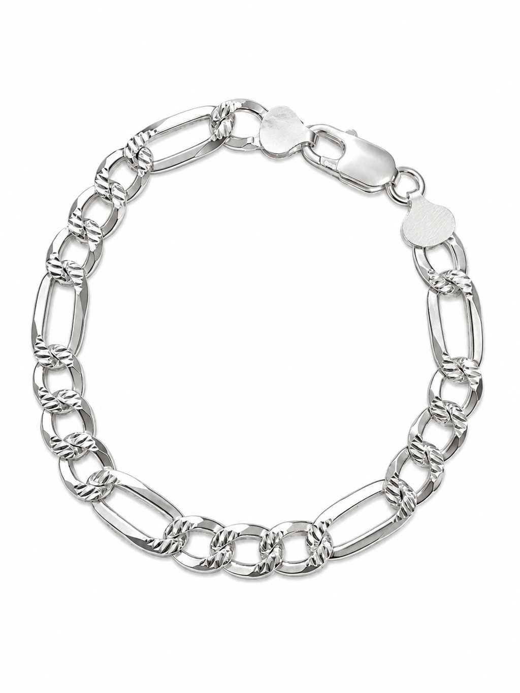 Pulsera Hombre de Plata 20 cm foto 2