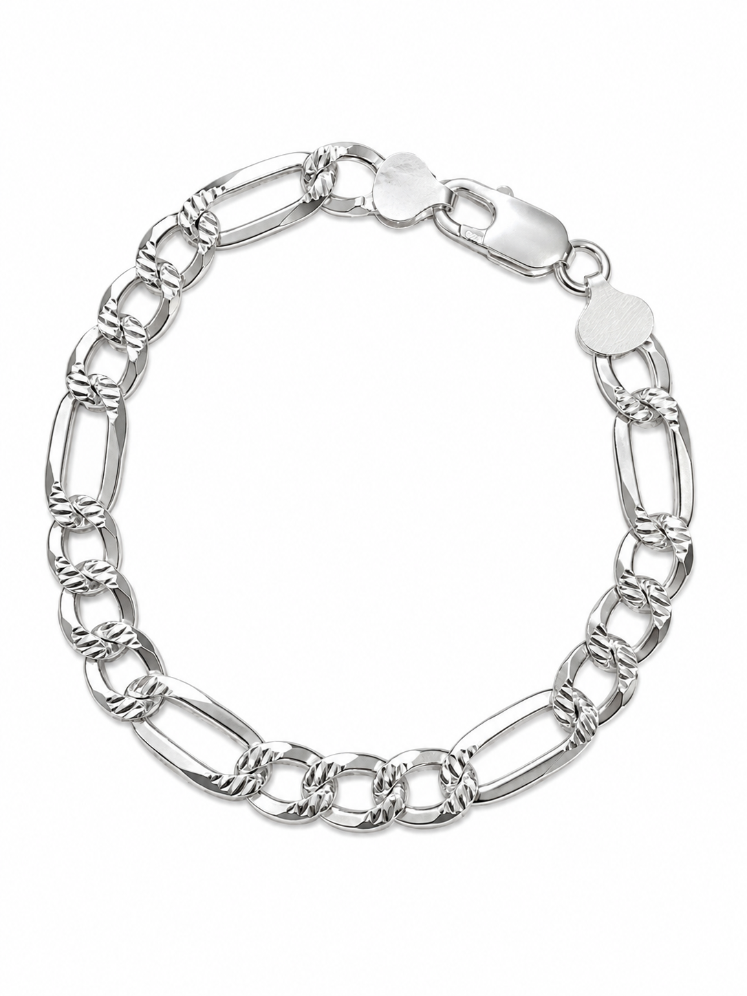 Pulsera Hombre de Plata 20 cm foto 2