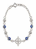 Pulsera Ojos Azules en fondo blanco