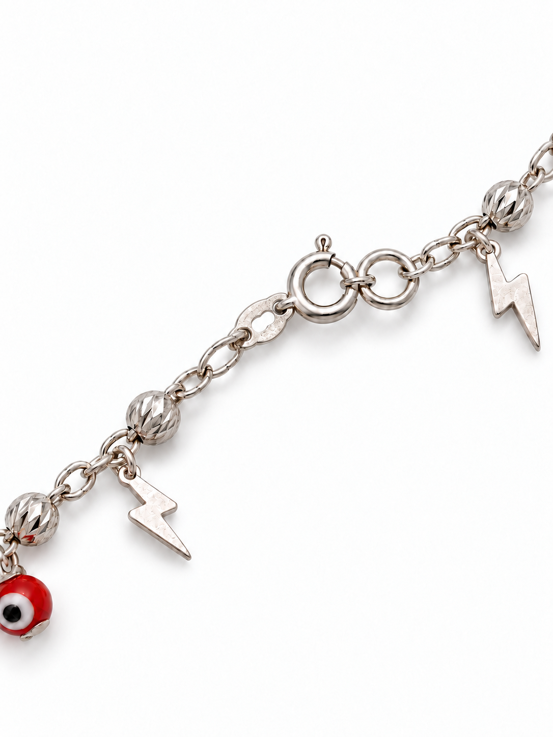 Tobillera Ojos Rojos y Rayos — broche
